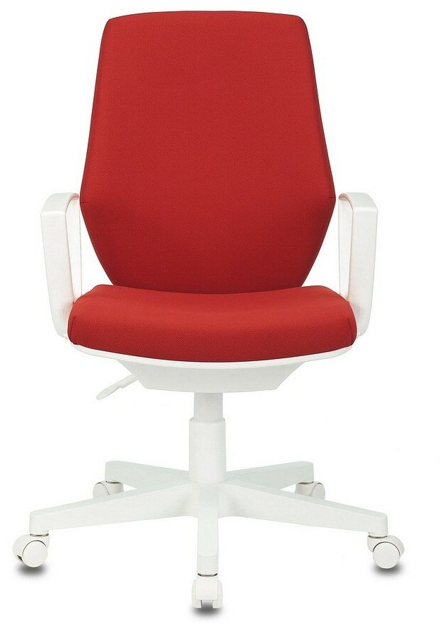 Кресло компьютерное CH-W545 красный, ткань / Кресло для оператора, школьника, ребенка, офисное