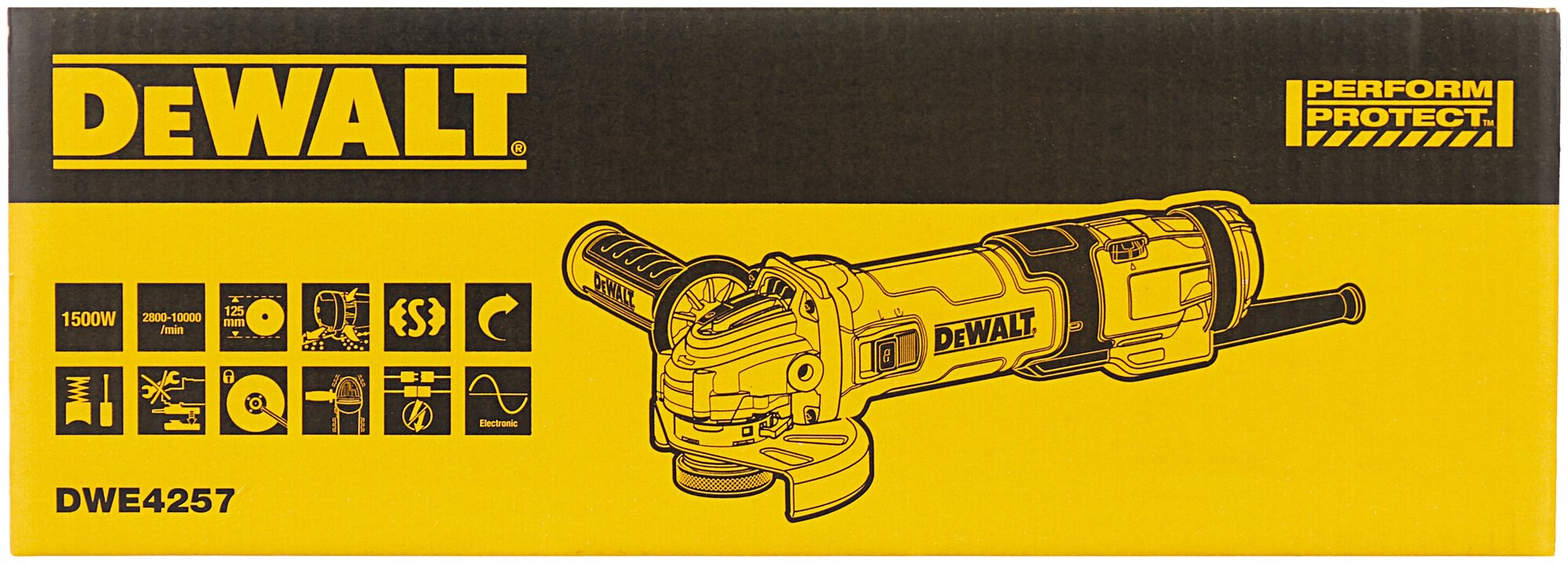 Углошлифовальная машина (болгарка) DEWALT DWE4257