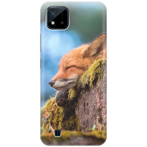 фото Re:pa накладка transparent для realme c20 / c11 (2021) с принтом "умиротворенная лиса"