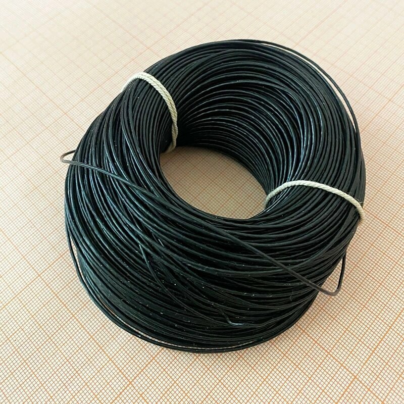 фото Провод медный посеребренный МС 26-13 0,2 мм 5 метров черный