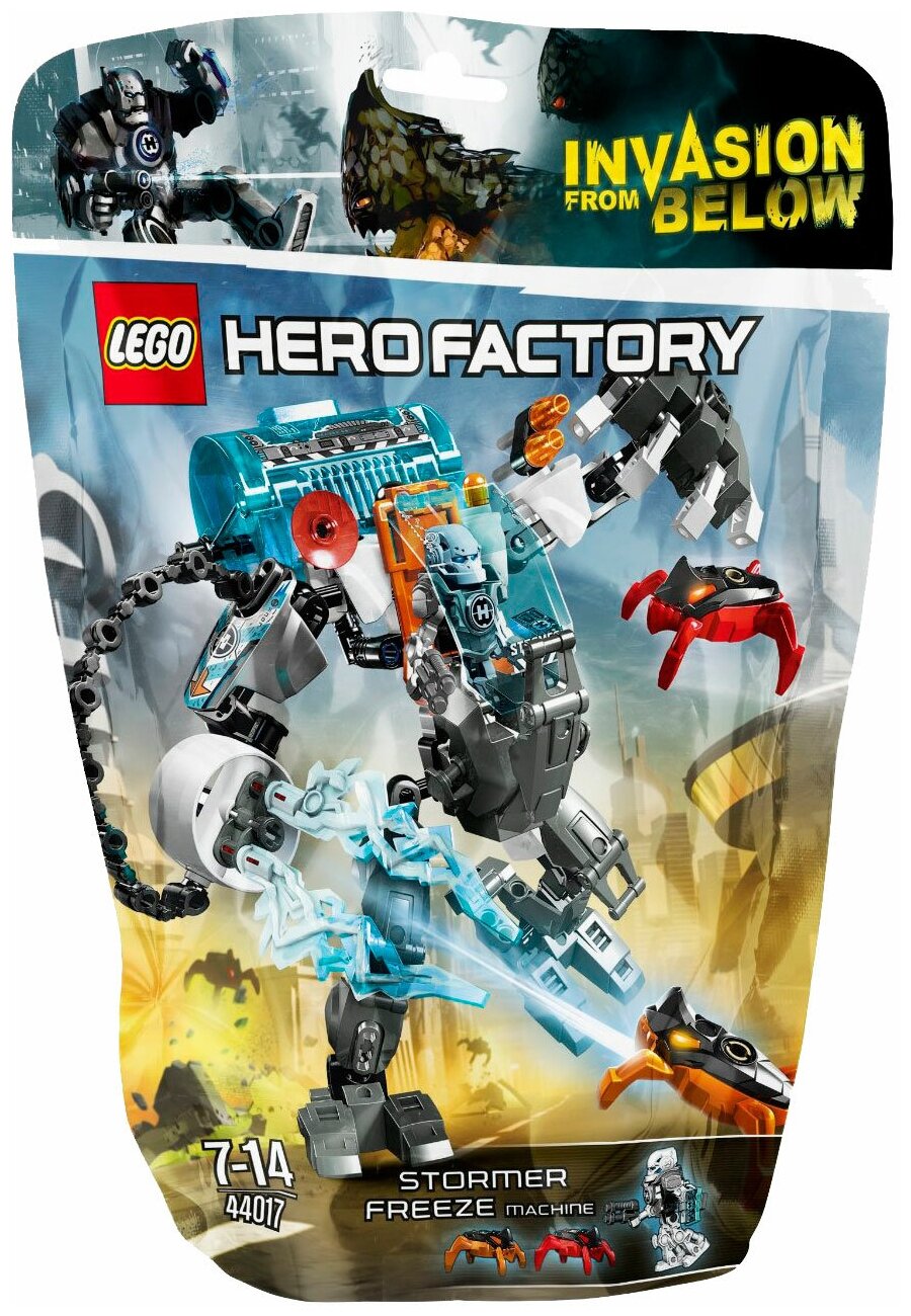 Конструктор LEGO Hero Factory 44017 Замораживающая машина Стормера, 88 дет.