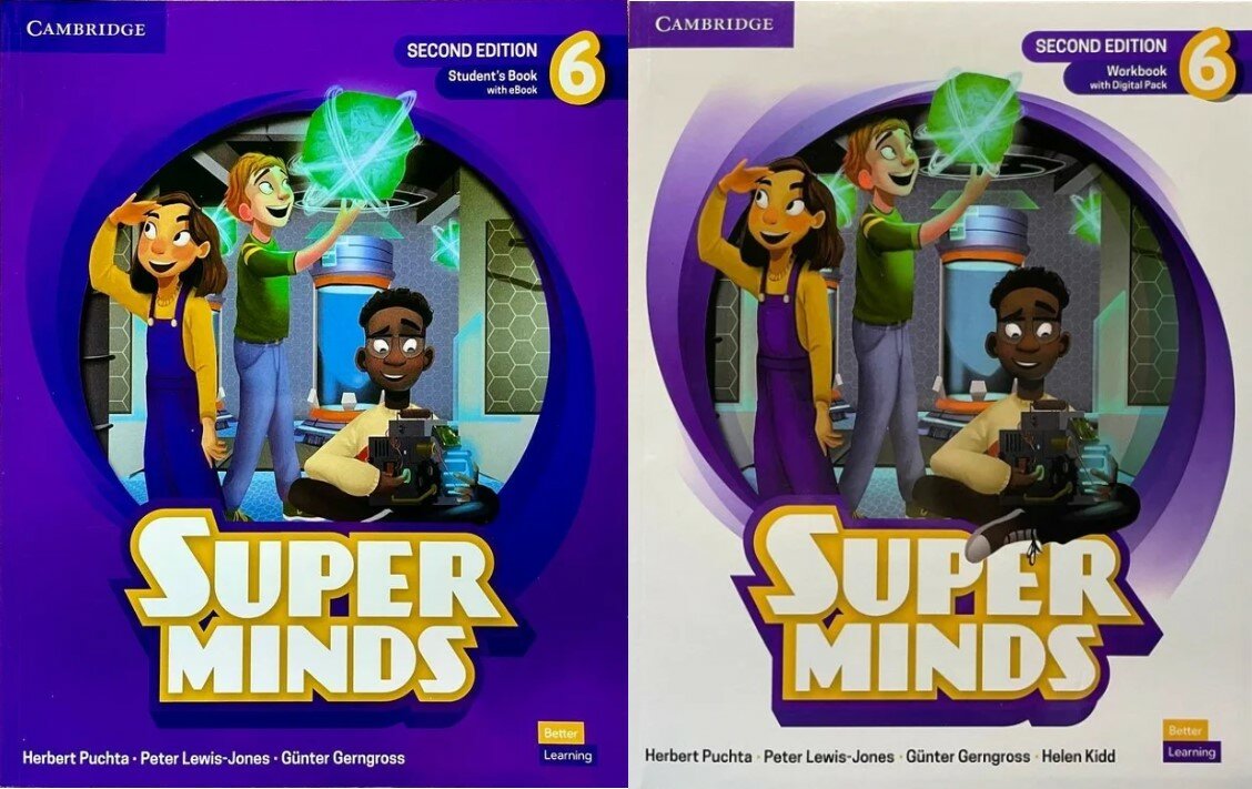 Super minds 6 (2nd edition) Комплект (Учебник + рабочая тетрадь) без доступа к онлайн-ресурсам
