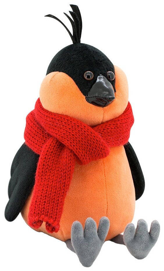 Мягкая игрушка Orange Toys Снегирь в красном шарфе