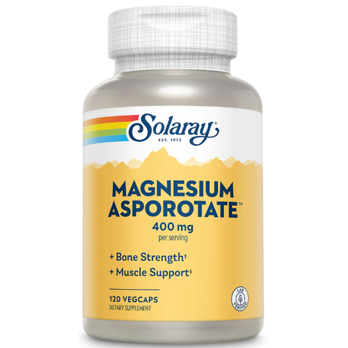 Solaray Magnesium Asporotate 400 mg (Аспоротат Магния 400 мг) 120 вег капсул (Solaray)