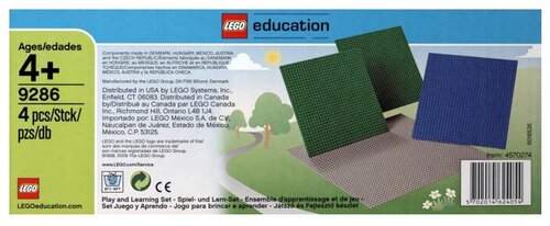 Конструктор LEGO Education PreSchool 9286 Строительные пластины, 4 дет.