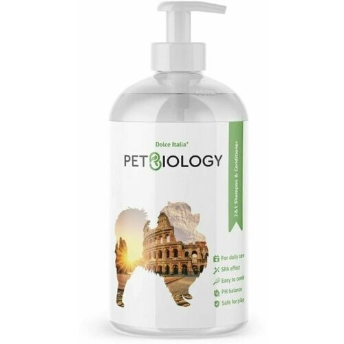 PetBiology Шампунь и кондиционер для собак, Италия, 300 мл