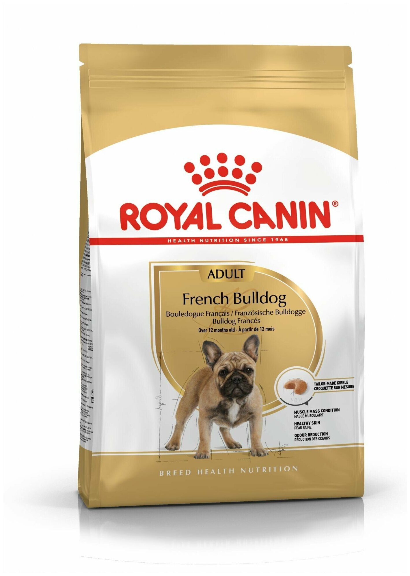 Корм сухой ROYAL CANIN полнорационный для взрослых собак породы Французский бульдог 3 кг х 2 шт