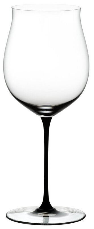 Набор бокалов Riedel Sommeliers Black Tie Burgundy Grand Cru для вина 4100/16, 1050 мл, 1 шт., прозрачный/черный