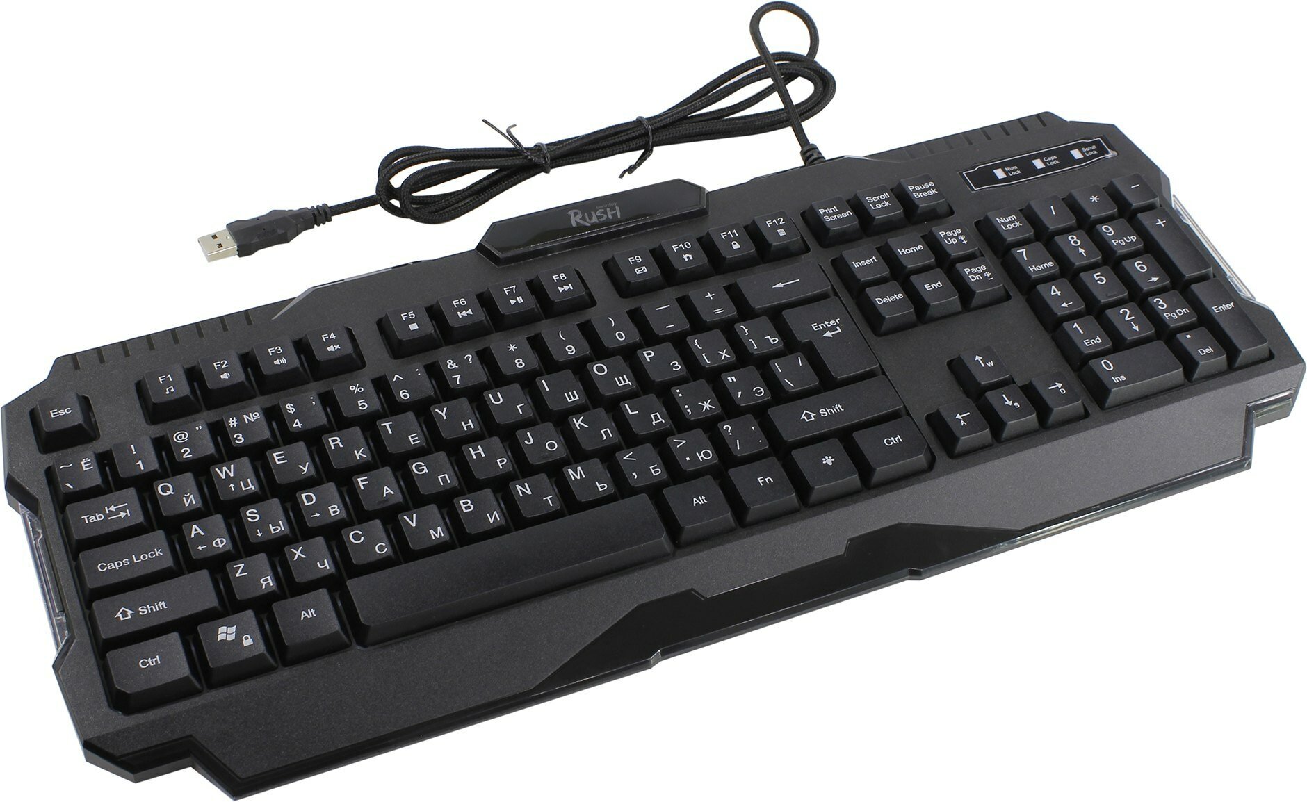 Игровая клавиатура SmartBuy Rush Warrior SBK-308G-K Black USB черный.