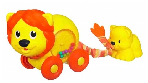 Развивающая игрушка Playskool Зверушки-погремушки, желтый
