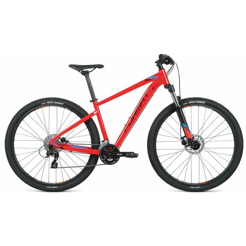 Велосипед FORMAT 1414 27,5 2021 (L, красный матовый, RBKM1M37D006) велосипед горный хардтейл format 1414 29 l красно матовый rbkm1m39d005 2021