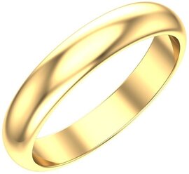 Золотое кольцо, ширина 4 мм 1000986-00241 POKROVSKY