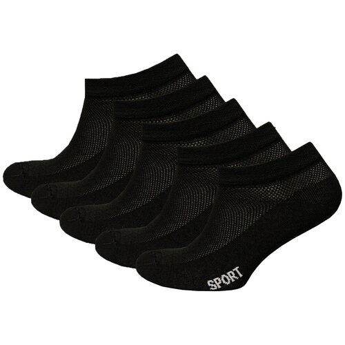 Носки мужские Status спортивные в сетку, 5 пар, цвет черный размер 27