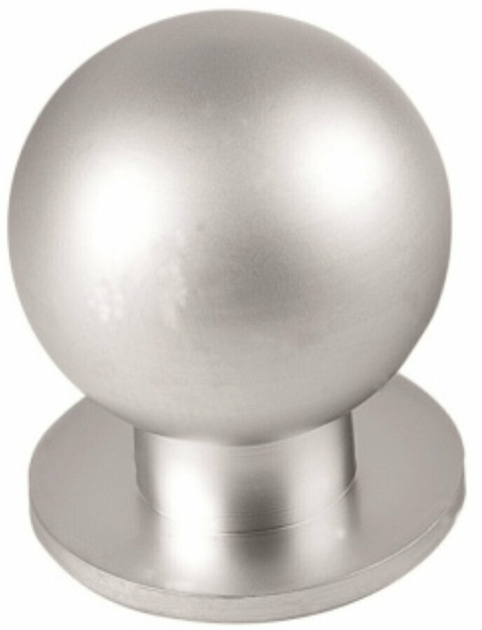 Ручка-кнопка мебельная Trodos, ZY-108, серебро, 303032