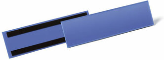 Карман для маркировки магнитный DURABLE 1758/07 синий 1/3 А4, 297х74мм, 1 шт.