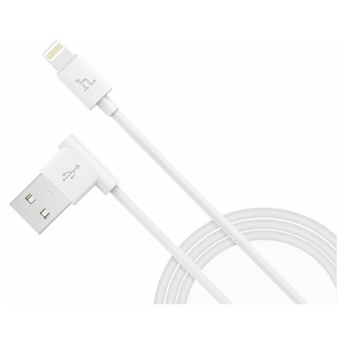 Кабель Hoco USB - Lightning (UPL11), 1.2 м, белый сзу usb 2 1a usb порт hoco c106a кабель lightning 8pin белый