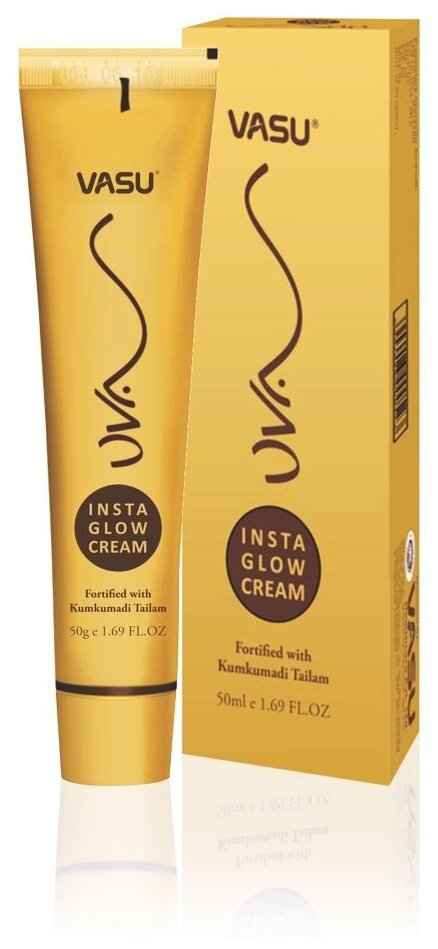 VASU Healthcare Insta Glow Cream Крем для лица на основе масла кумкумади, 50 мл, 50 г