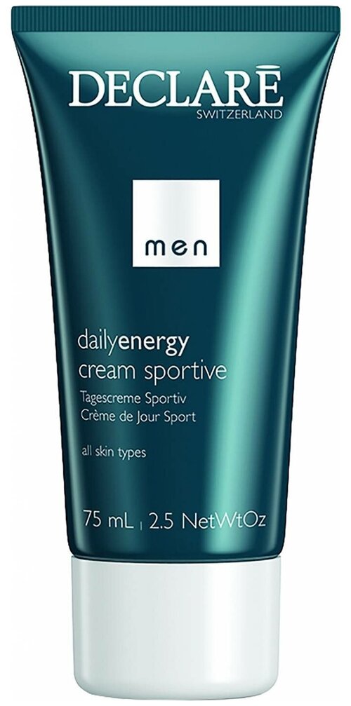 Declare Крем увлажняющий для активных мужчин Men Daily Energy Cream Sportive, 75 мл