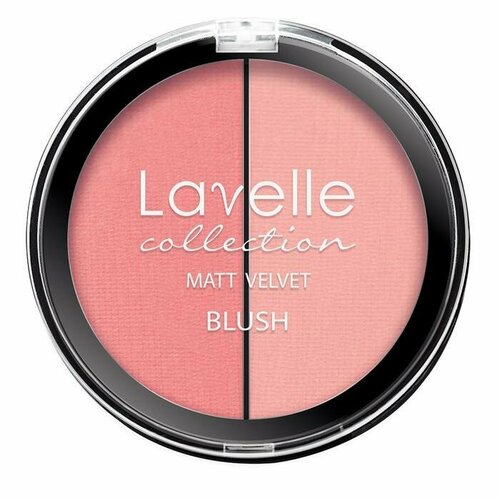 Двухцветные компактные румяна Мatt Velvet Blush, тон 01