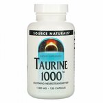 Source Naturals, таурин, 1000 мг, 120 капсул - изображение