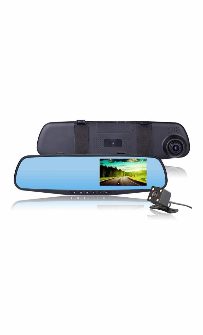 Автомобильный видеорегистратор зеркало Full HD c 2 камерами