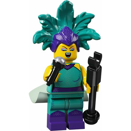 Минифигурка Лего 71029-12 : серия COLLECTABLE MINIFIGURES Lego 21 series ; Cabaret Singer (Звезда кабаре)