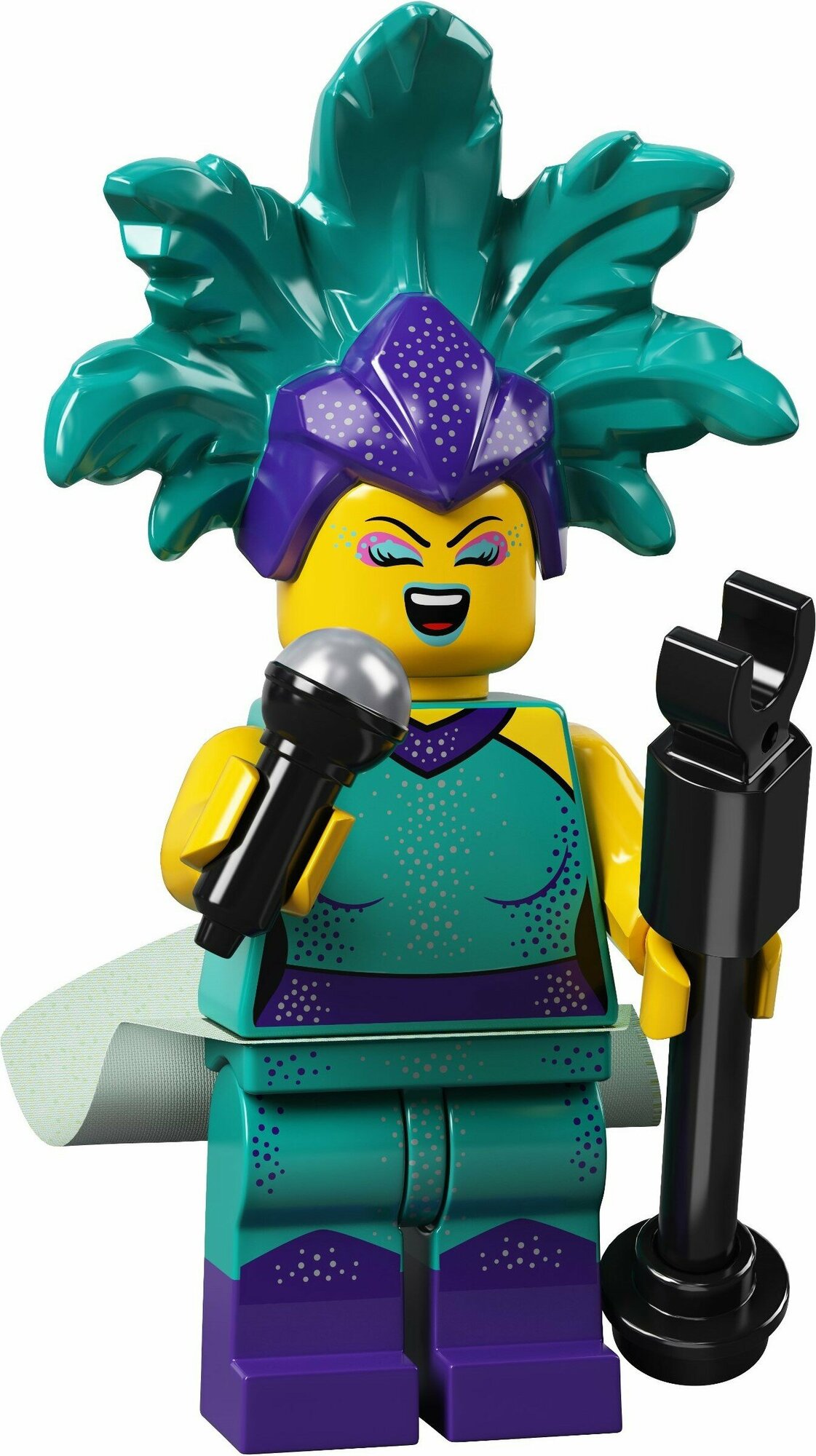 Минифигурка Лего 71029-12 : серия COLLECTABLE MINIFIGURES Lego 21 series ; Cabaret Singer (Звезда кабаре)