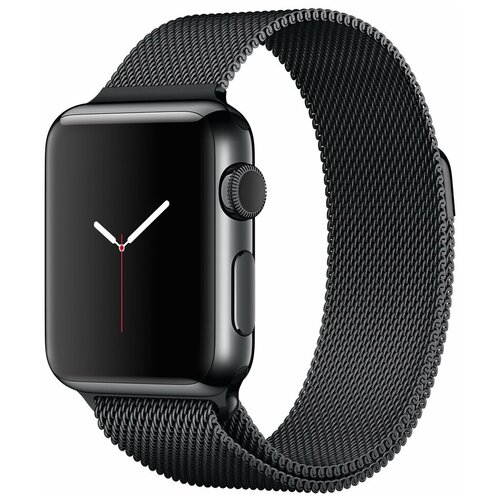 Умные часы Apple Watch 38мм with Milanese Loop Steel Case черный космос 1290000₽