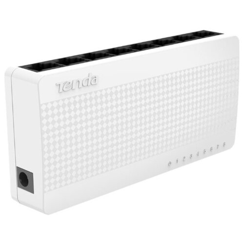 Коммутатор Tenda S108RU сетевой коммутатор tenda gigabit ethernet 8 портов разветвитель ethernet sg108 оптимизация трафика plug and play неуправляемый ограниченный