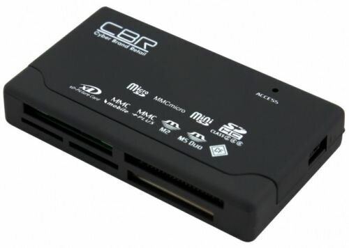 Карт-ридер CBR CR 455 All-in-one, USB 2.0, ноут, софттач