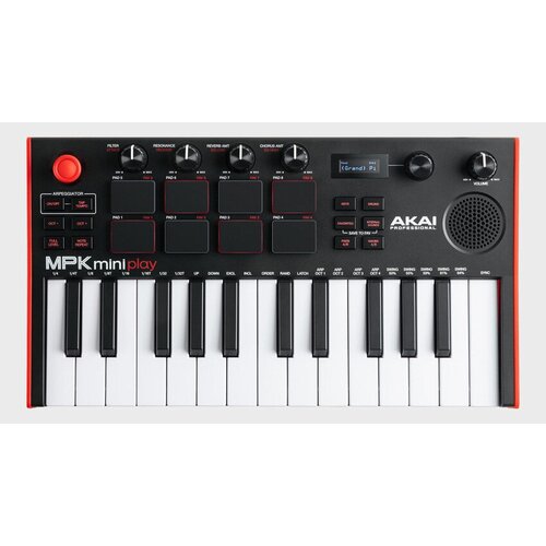 MIDI-клавиатура AKAI Pro MPK mini Play mk3 комплект для домашней студии с миди клавиатурой akai professional mpk mini mk3 bundle 2