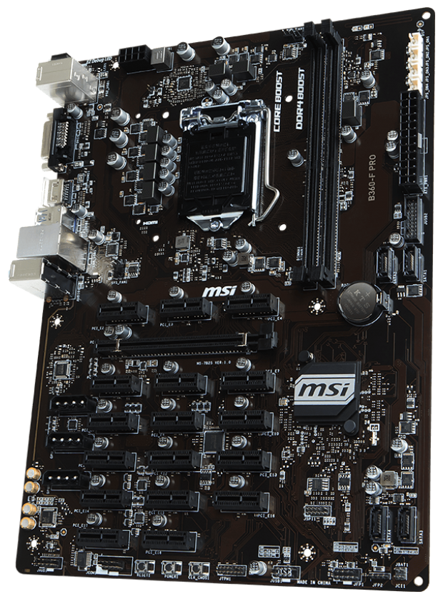 Материнская плата MSI B360-F PRO Socket 1151 v2 B360 2xDDR4 1xPCI-E 16x 12xPCI-E 1x 5xPCI-E 1x 4 ATX Retail - фото №3