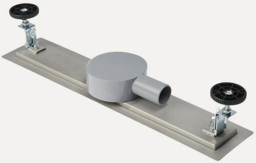 Изображение товара Трап лоток для душа 500 мм под плитку, с поворотным сифоном 360 и горизонтальным выпуском