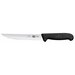 Нож универсальный VICTORINOX Fibrox черный с прямым узким лезвием, 15 см
