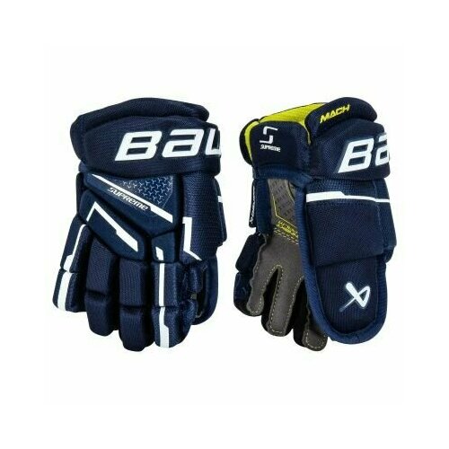 Перчатки Bauer Supreme Mach Yth (Nav 9) перчатки bauer supreme mach yth nav 9