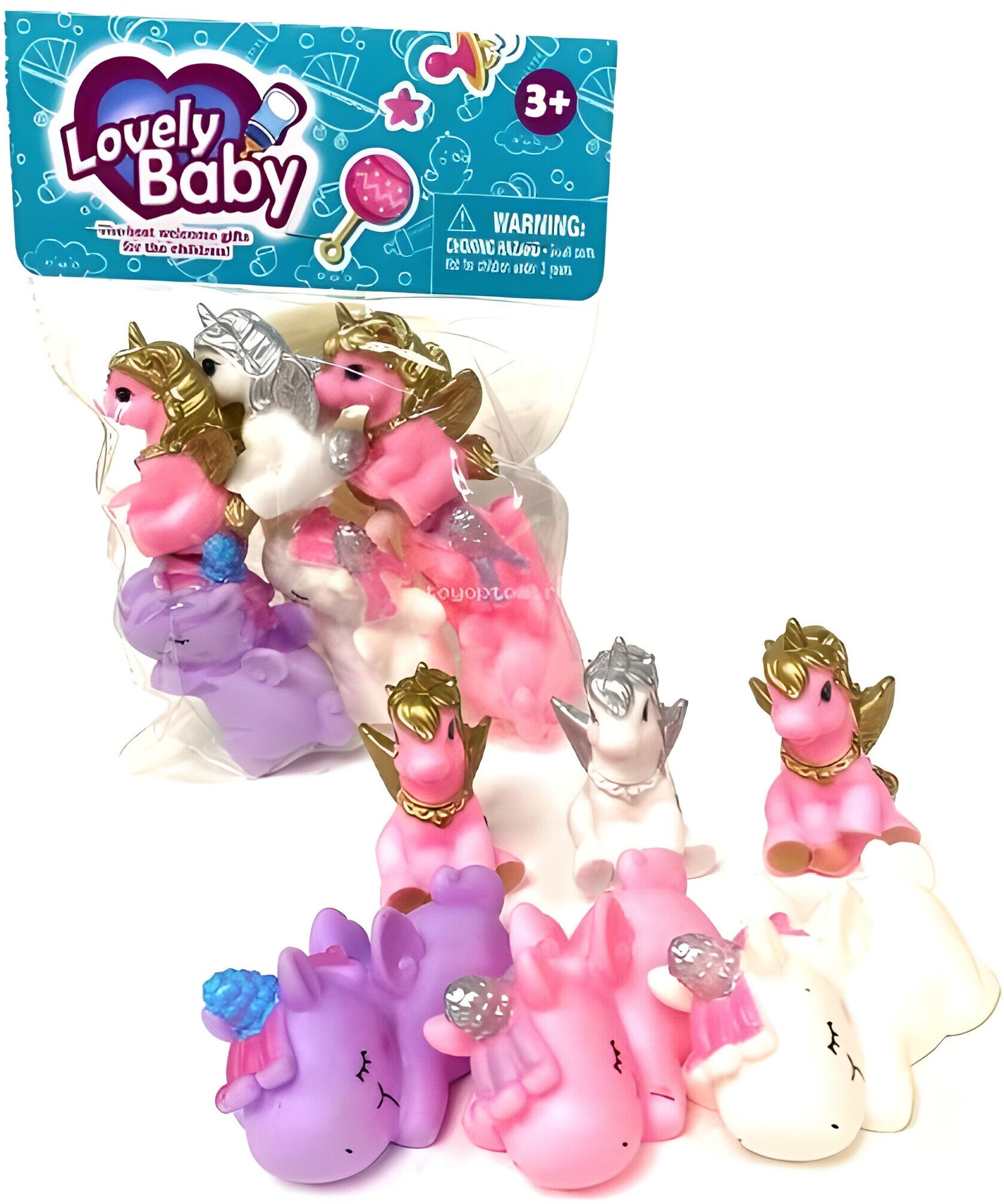 Фигурки Пони и Единороги / Набор фигурок My Little Pony / Маленькие единороги 6 шт. в упаковке