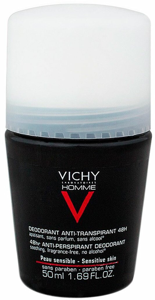 Дезодорант Vichy (Виши) антиперспирант для чувствительной кожи Homme 48 ч. 50 мл L'Oreal Vichy - фото №14