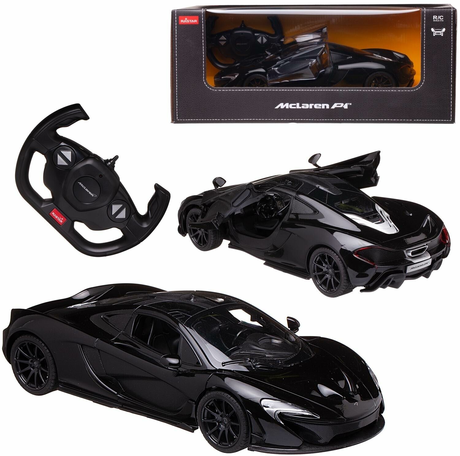 Машина р/у 1:14 McLaren P1, цвет чёрный 27MHZ