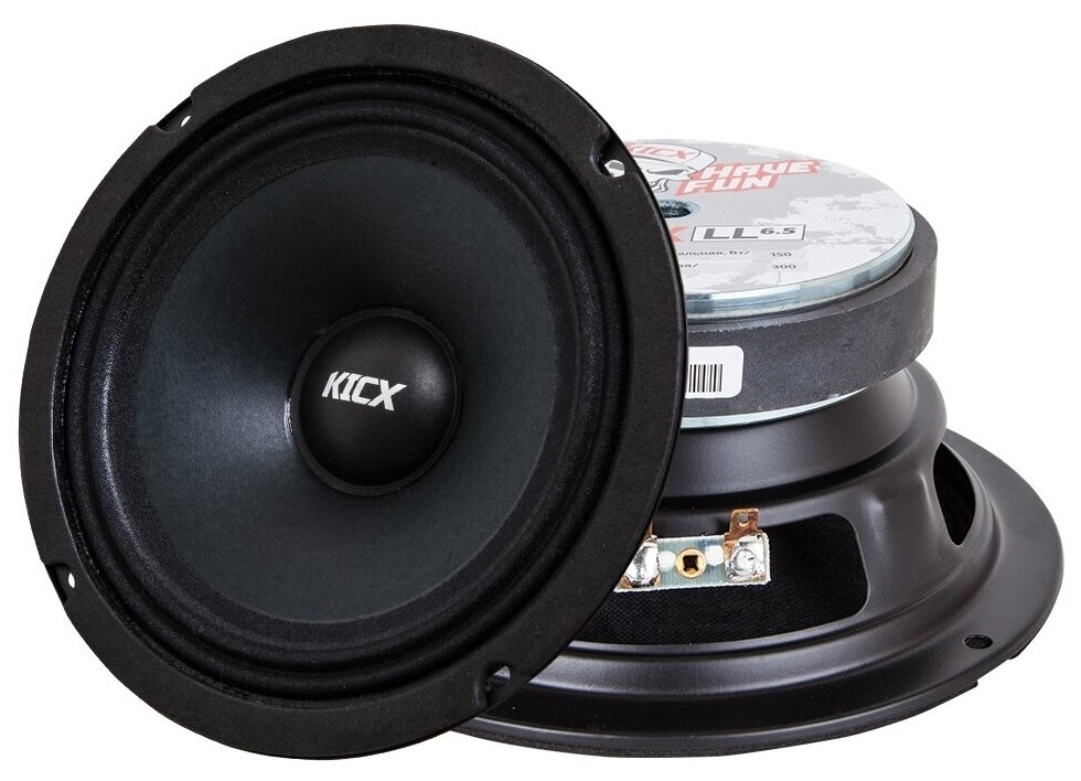 KICX LL6.5 VER.2 Колонки-мидбас 6" (16см) 150Вт KICX