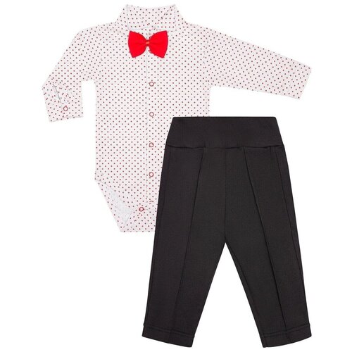 фото Комплект с бабочкой боди+брюки "денди" алиса