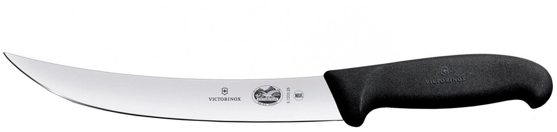 Набор ножей VICTORINOX Fibrox, лезвие: 25 см, черный