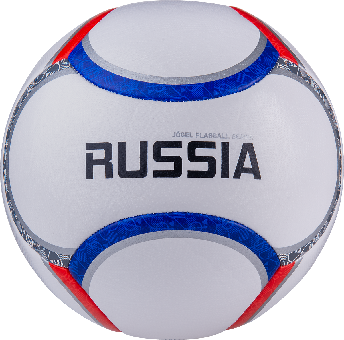 Мяч футбольный Jögel Flagball Russia №5, белый (5)