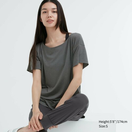 Футболка Uniqlo, размер M, черный