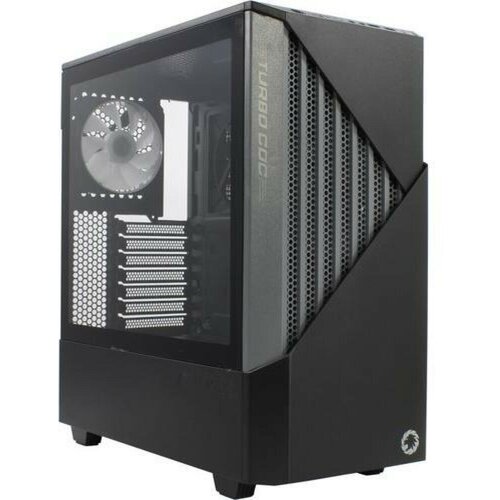 Корпус GameMax Contac COC BG MFG. T806 без БП (ATX, Черн.-сер, USB3.0, Зак. стекло,1*120мм+ MB turbo fan) компьютерный корпус без блока питания atx gamemax contac coc bg