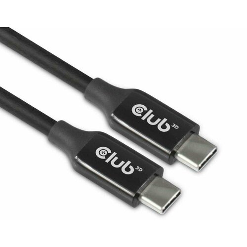 Кабель Club 3D CAC-1535 USB C / USB C (M/M), активный, двунаправленный, USB 3.2 Gen2, скорость передачи 10 Гбит, 5 метров, для ПК, смартфона кабель club 3d cac 1531 удлинительный usb c usb c m f usb gen1 type c 60 вт для планшета ноутбука смартфона 1 метр цвет черный cac 1531