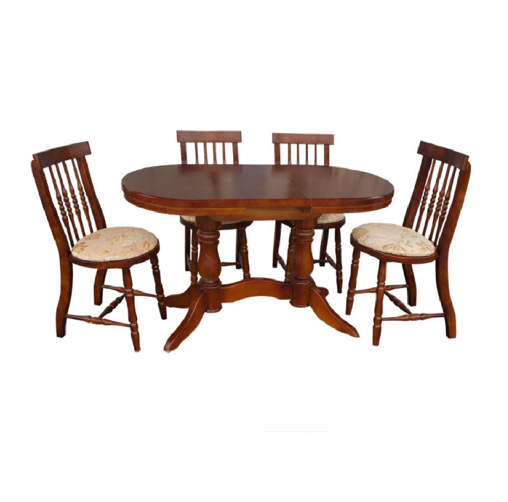 Деревянная обеденная группа (стол и стулья) Саша-2