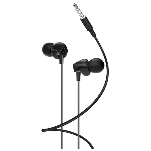 Проводные наушники Hoco M60, black наушники hoco m60 perfect sound universal earphone вставные черные