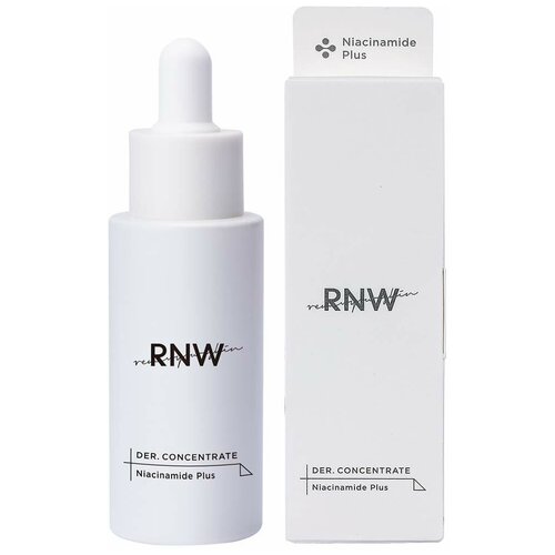 Сыворотка осветляющая с ниацинамидом RNW Der. Concentrate Niacinamide Plus 30 мл восстанавливающая сыворотка с церамидами rnw der concentrate ceramide plus