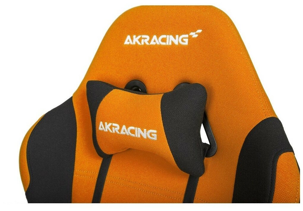 Кресло AKRacing PRIME black/orange (AK-K7018-BO) - фотография № 3