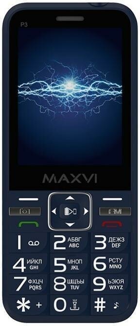 Мобильный телефон Maxvi P3 Синий